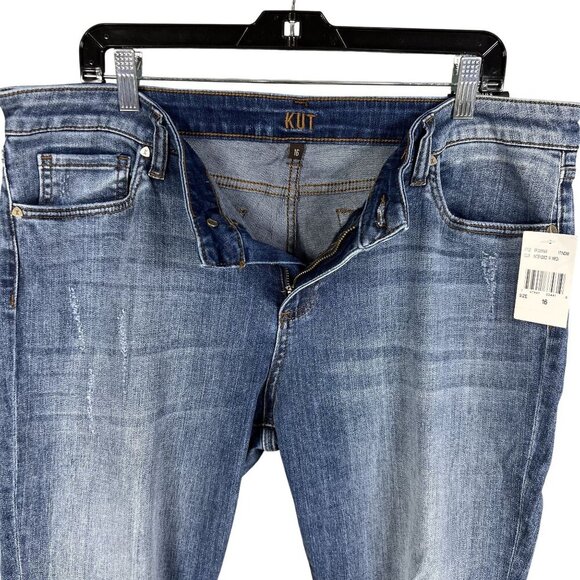 Kut From The Kloth NWT Women 16 Ankle Straight Leg High Rise Jeans Bum Friendly - Picture 4 of 16